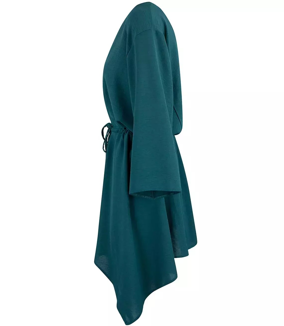 Piękna luźna sukienka mini asymetryczna (15237 / PAM1049) - Agrafka