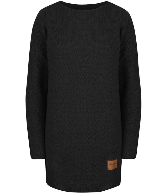 DŁUGI prosty sweter Tunika BASIC