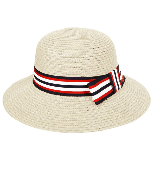 Letni kapelusz damski z kokardą 3 colours
